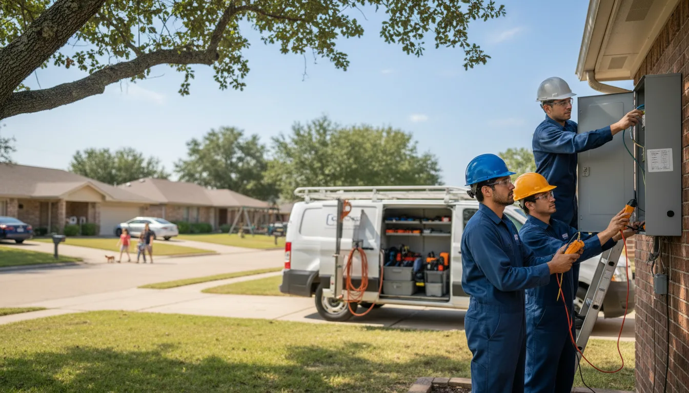 Certified electrician providing emergency electrical services in Darlington, IN